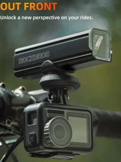 ROCKBROS Out Front Mount for Garmin, iGPSPORT - Fits 32-35mm Handlebars