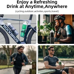ROCKBROS 24OZ Insulated Bike Water Bottle