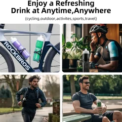 ROCKBROS 24OZ Insulated Bike Water Bottle