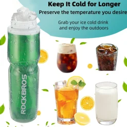 ROCKBROS 24OZ Insulated Bike Water Bottle
