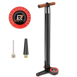 ROCKBROS 240PSI Classic Floor Drive 3.5 High Pressure Bicycle Floor Pump with Accurate 3.5