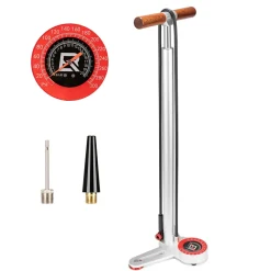 ROCKBROS 240PSI Classic Floor Drive 3.5 High Pressure Bicycle Floor Pump with Accurate 3.5