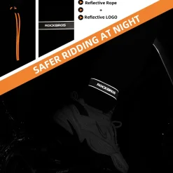 ROCKBROS Reflective Cycling Ankle Bands - Adjustable Pant Leg Straps