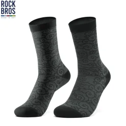 ROCKBROS Road to Sky Bike Socks Breathable Fabric Antibacterial Long Ride Cushioned