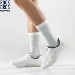 ROCKBROS Road to Sky Bike Socks Breathable Fabric Antibacterial Long Ride Cushioned