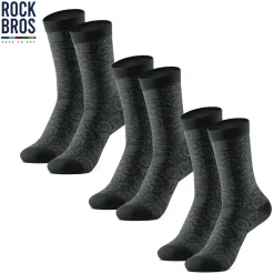 ROCKBROS Road to Sky Bike Socks Breathable Fabric Antibacterial Long Ride Cushioned