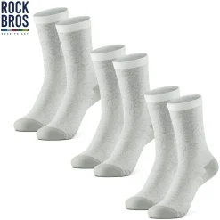 ROCKBROS Road to Sky Bike Socks Breathable Fabric Antibacterial Long Ride Cushioned