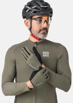 ROCKBROS Road-to-Sky Fine Sheepskin Full Finger Gloves
