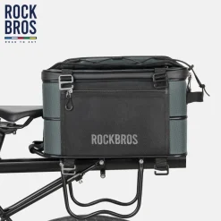ROCKBROS Road to Sky Foldable Trunk Bag – 16.8L Expandable Bike Rack Bag