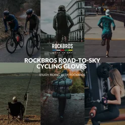 ROCKBROS Road-to-Sky Spring Summer Cycling Gloves Full Finger Touch Screen