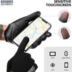 ROCKBROS Road-to-Sky Spring Summer Cycling Gloves Full Finger Touch Screen