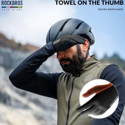 ROCKBROS Road-to-Sky Spring Summer Cycling Gloves Full Finger Touch Screen