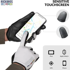ROCKBROS Road-to-Sky Spring Summer Cycling Gloves Full Finger Touch Screen