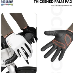 ROCKBROS Road-to-Sky Spring Summer Cycling Gloves Full Finger Touch Screen