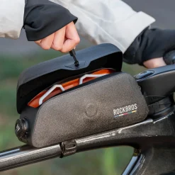 ROCKBROS Road To Sky 100%Waterproof Magnetic Bike Top Tube Frame Bag 0.6L/0.9L