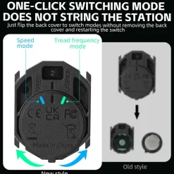 ROCKBROS RPM Cycling Speed Sensor for Road, Gravel and Mountain Bikes