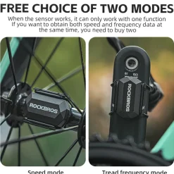 ROCKBROS RPM Cycling Speed Sensor for Road, Gravel and Mountain Bikes