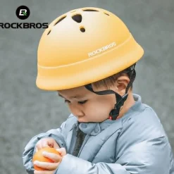 ROCKBROS Safety Skateboard Helmet Child Riding Lightweight Bike Adjustable Lovely EPS