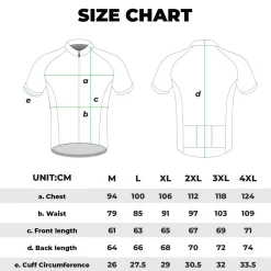 ROCKBROS Short-Sleeve Men's Cycling Jersey Reflective