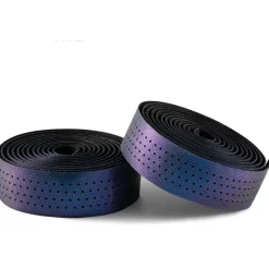 ROCKBROS Silicone PU Bicycle Handlebar Tape Soft Breathable Road Bike Tape Shock-absorption Anti-Slip Gravel Bicycle Handlebar Wrap Drop Bar Belt