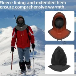 ROCKBROS Ski Balaclava Thermal Fleece Balaclava for Cold Weather Winter Men