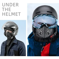 ROCKBROS Ski Mask Balaclava Winter Mask for Men Baclava Cold Weather Thermal