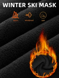 ROCKBROS Ski Mask Balaclava Winter Mask for Men Baclava Cold Weather Thermal