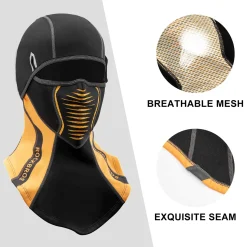 ROCKBROS Ski Mask Winter Balaclava Windproof Fleece Thermal Neck Gaiter