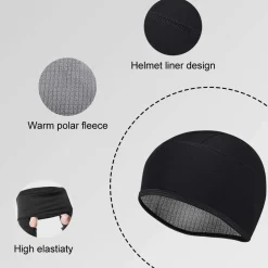 ROCKBROS Skull Cap Thermal Helmet Liner for Men Women Moisture Wicking Fits Under Helmets