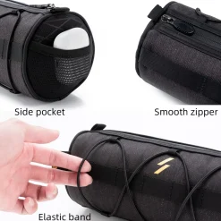 ROCKBROS Small Handlebar Bag Handy Front Bike Storage Pouch with Shoulder Strap Ideal