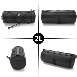 ROCKBROS Small Handlebar Bag Handy Front Bike Storage Pouch with Shoulder Strap Ideal