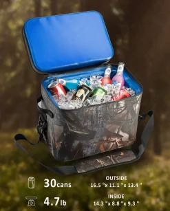 ROCKBROS Soft Cooler 30 Can Insulated Leak Proof Soft Pack
