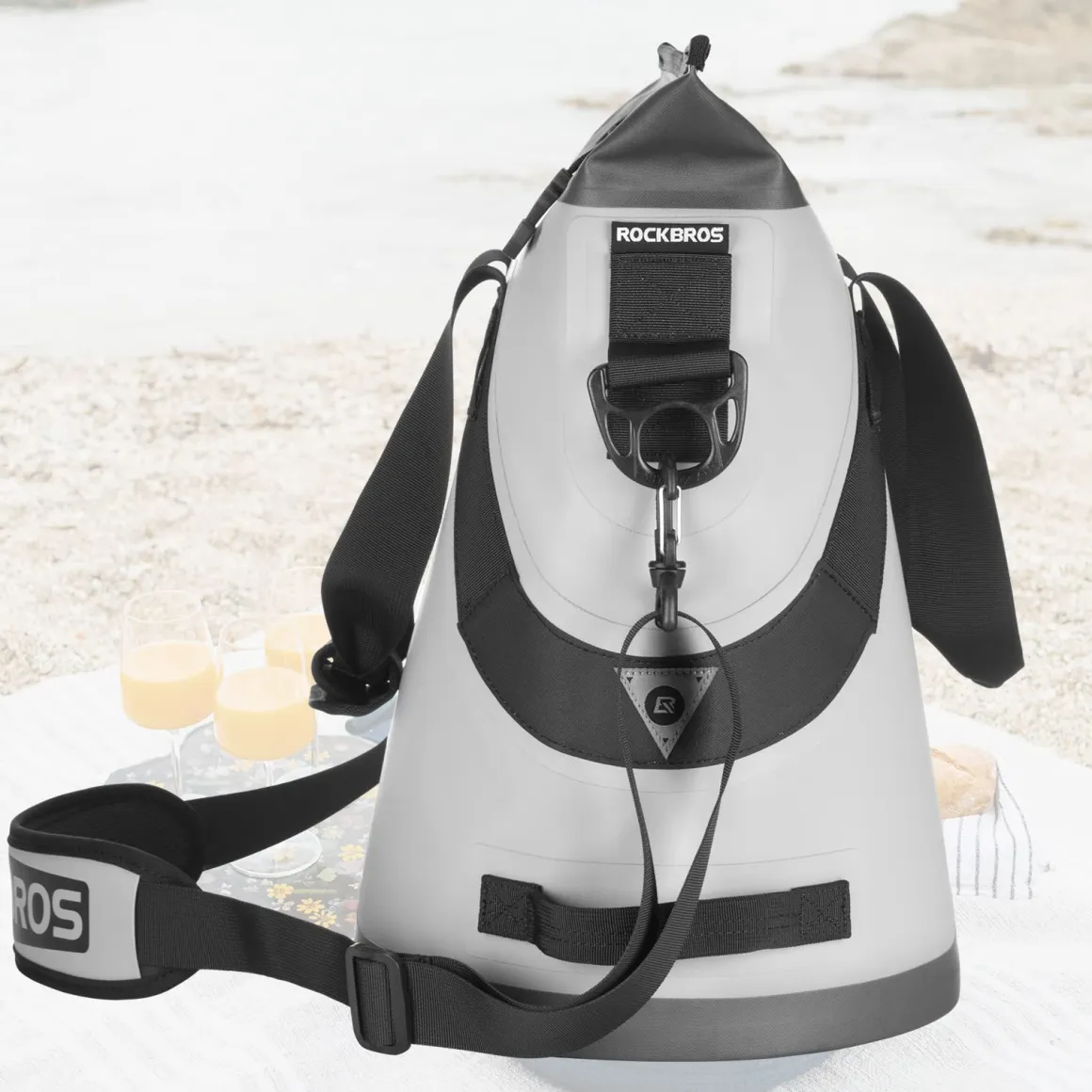 ROCKBROS Soft Cooler Insulated Leak Proof Cooler Bag Portable 36 Can