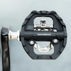 ROCKBROS SPD Dual-Purpose Bike Pedals - Compatible with Shimano MTB/Road