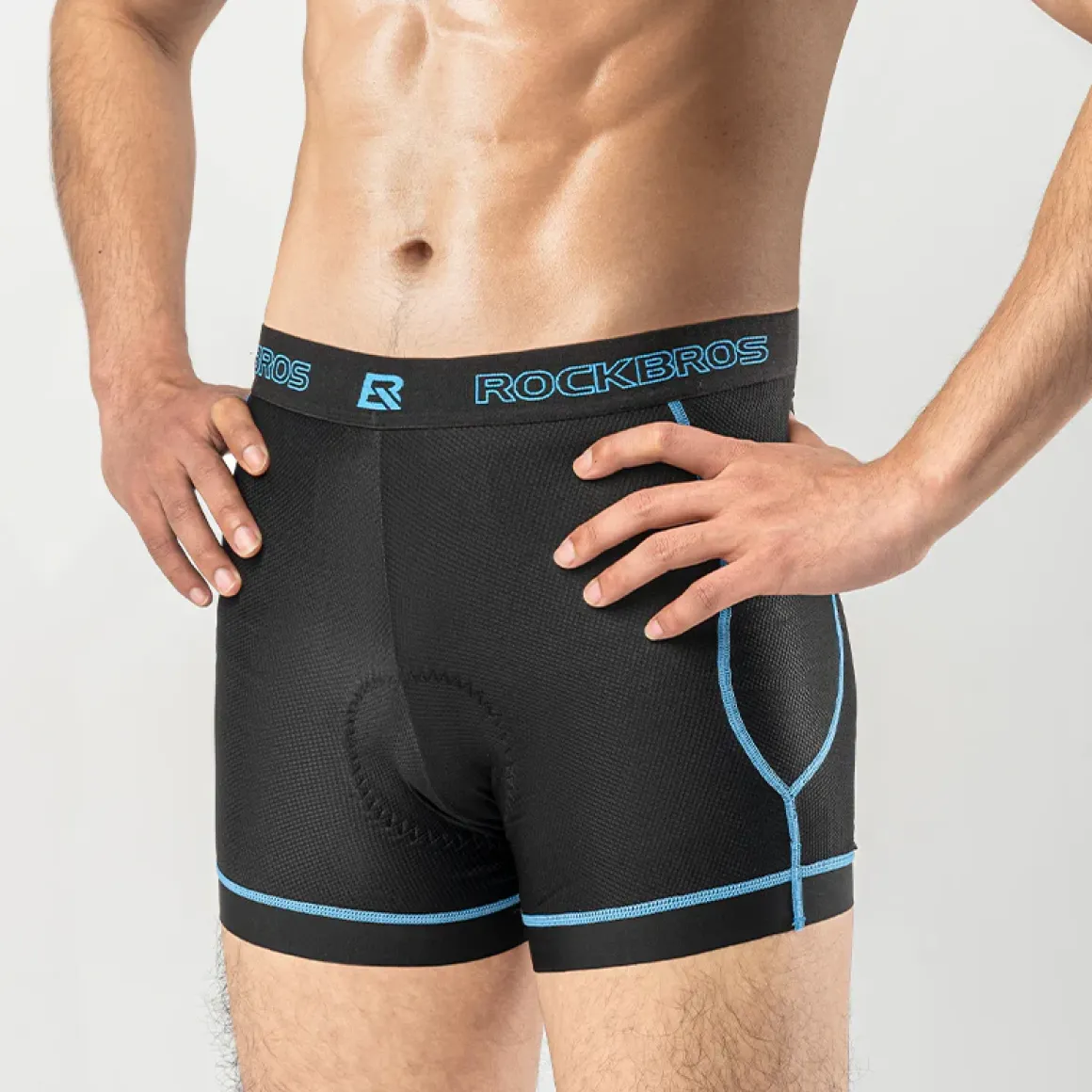 ROCKBROS Sports Men's Cycling Underwear Liner Shorts 3D Padded