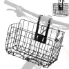 ROCKBROS Sturdy Folding Bike Basket Easy Install for Scooter, Mountain Bike Beach Cruiser