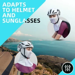 ROCKBROS Summer Balaclava Face Mask Cooling Neck Gaiter Breathable Face Covering
