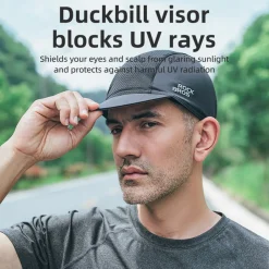 ROCKBROS Summer Sun Protection Hat with Colorful Gradient Design