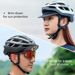 ROCKBROS Summer Sun Protection Hat with Colorful Gradient Design