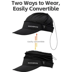 ROCKBROS Summer Sun Protection Cap with Cooling Ice Silk and Adjustable Design
