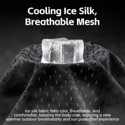 ROCKBROS Summer Sun Protection Cap with Cooling Ice Silk and Adjustable Design