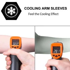 ROCKBROS Sun Protection Arm Sleeves Cooling for Running Golf Fishing Cycling