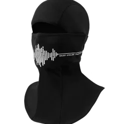 ROCKBROS Thermal Black Ski Mask with Brim Windproof Winter Balaclava for Men