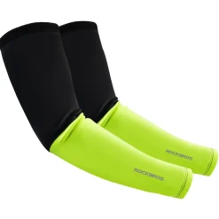 ROCKBROS Thermal Compression Arm Warmers for Men, Cycling Arm Sleeves for Winter Outdoor Activities