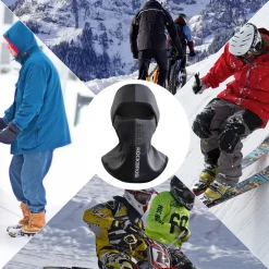 ROCKBROS Thermal Fleece Balaclava with Airholes, Windproof Helmet