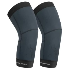 ROCKBROS Thermal Knee Warmer Men Anti-Slip Knee Brace Sleeves for Winter Cycling Basketball