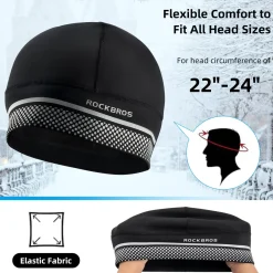 ROCKBROS Thermal Skull Cap Winter Hat for Men Women, Ear Warmers Helmet Liner
