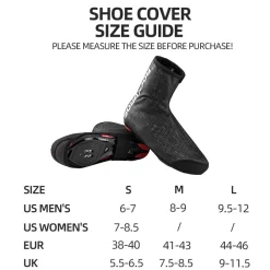 ROCKBROS Thermal Windproof Bike Shoe Covers for Mountain Road