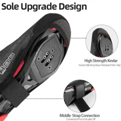 ROCKBROS Thermal Windproof Bike Shoe Covers for Mountain Road