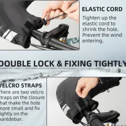 ROCKBROS Thinsulate Windproof Thermal Mountain Bike Handlebar Mittens
